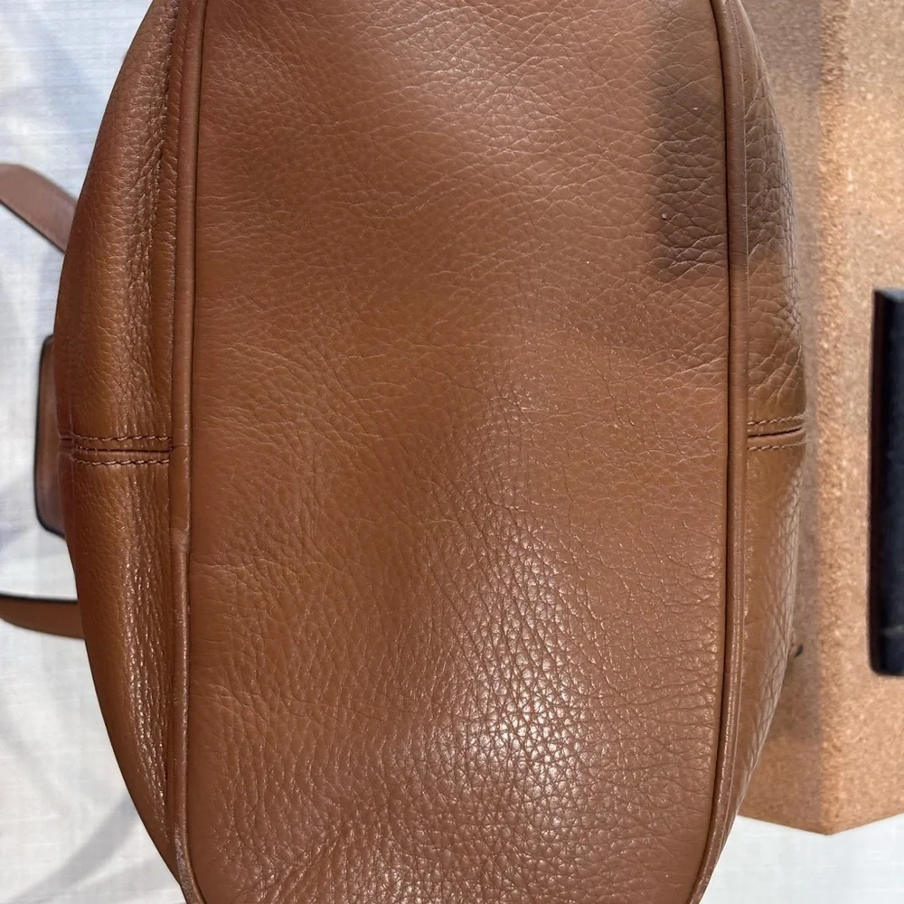 COACH Park Medium Tan Leather Backpack (2013) - Picture 9 of 16